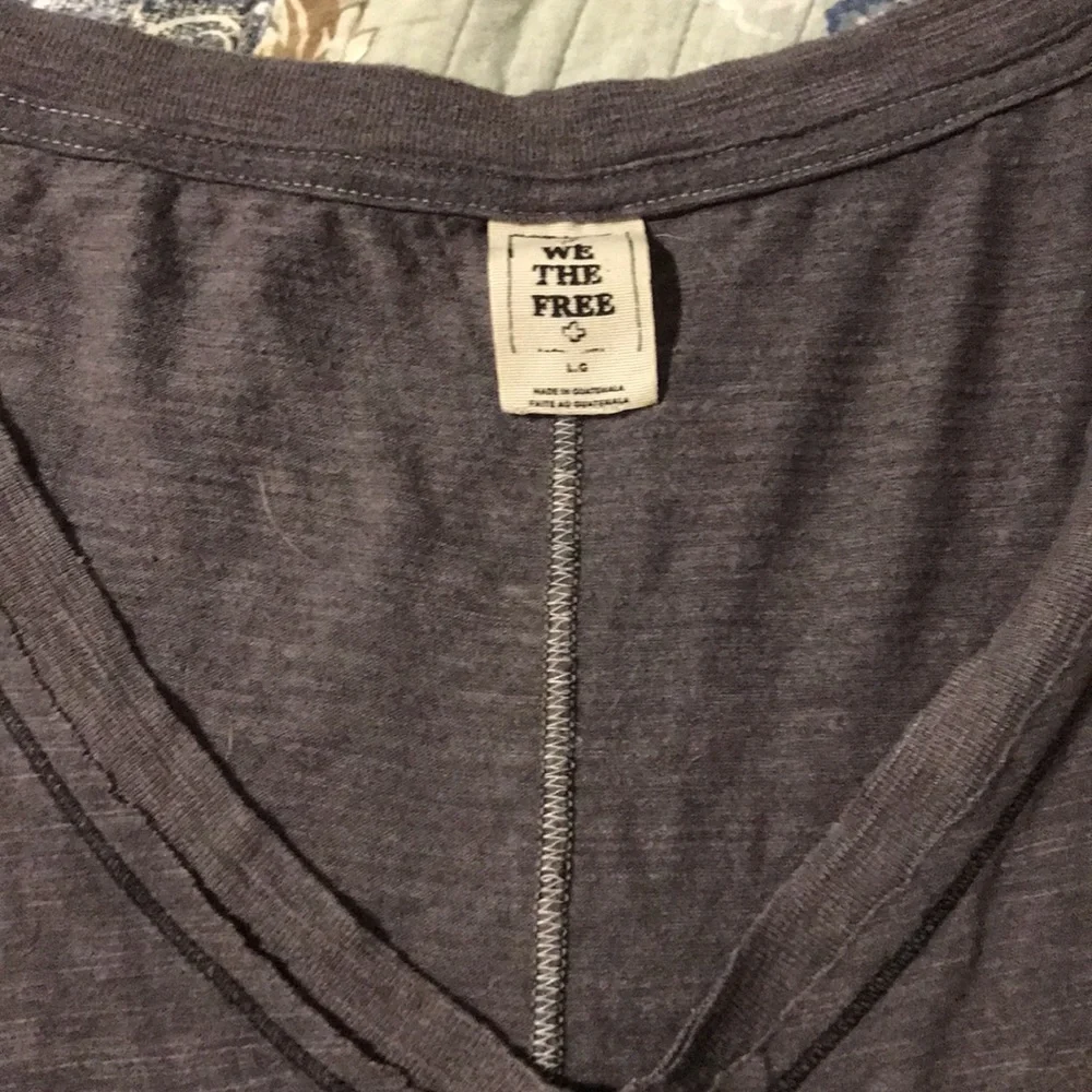 Oversized Free People tee shirt size large - Picture 4 of 6